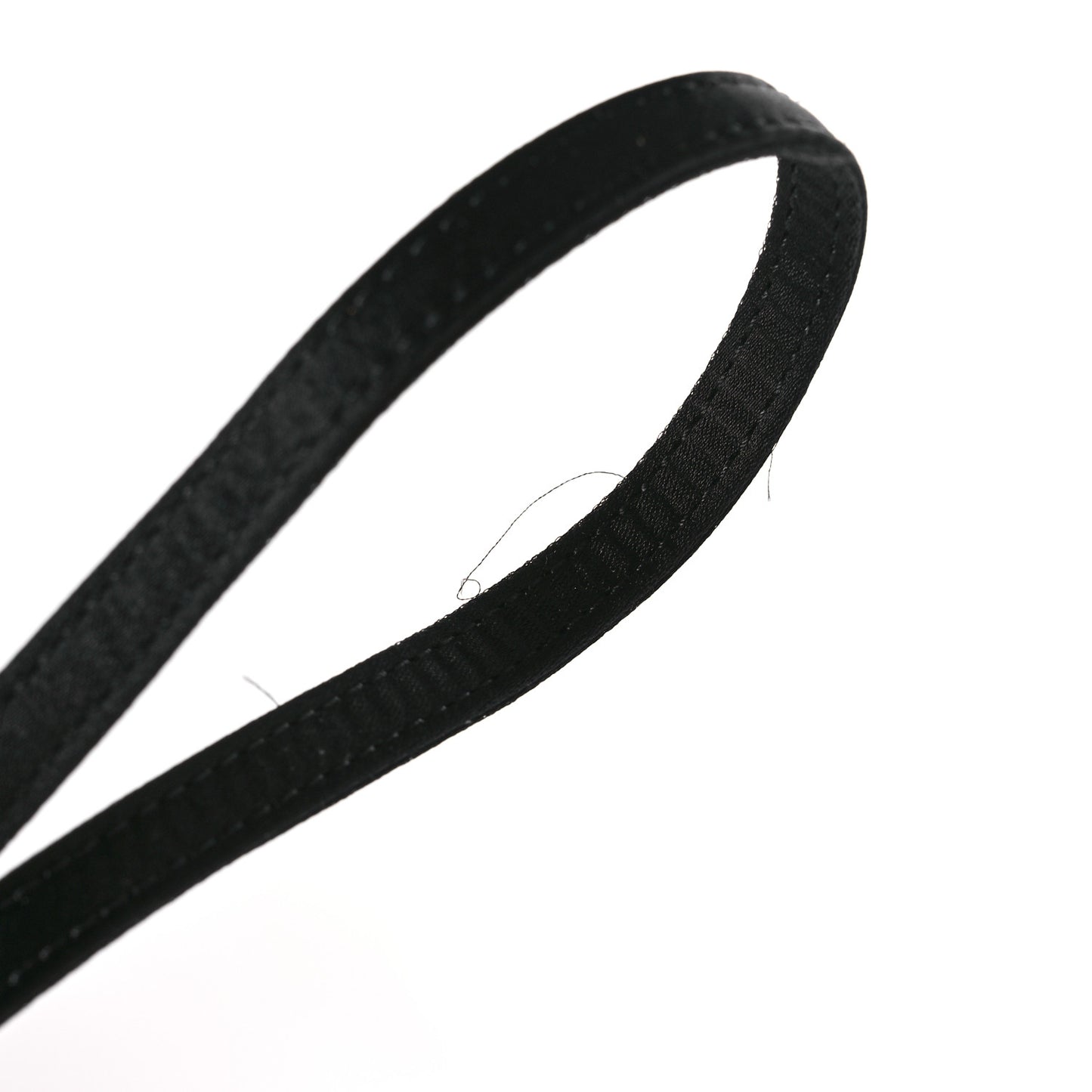 Silk Satin Phone Baguette Black