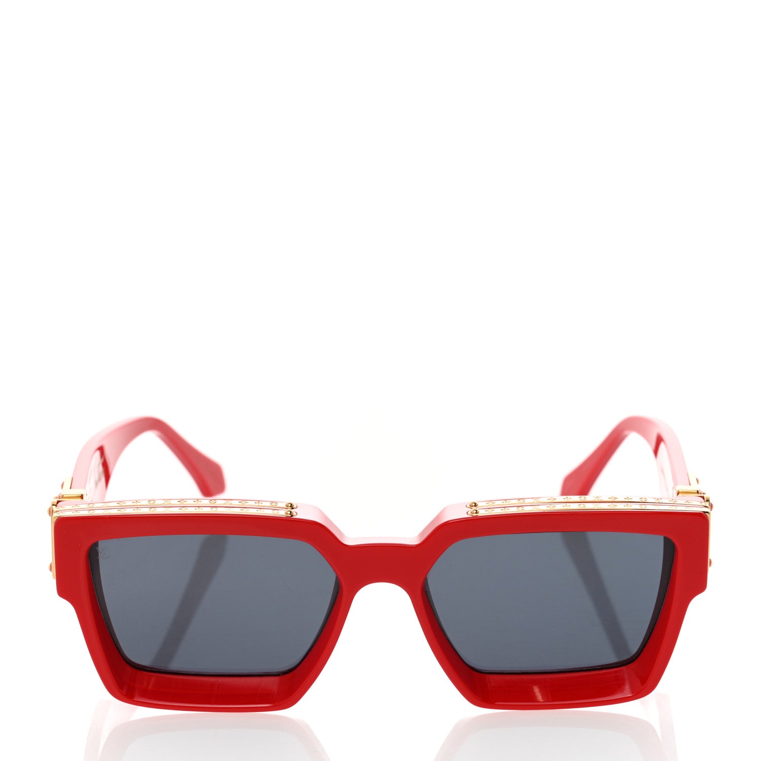 Louis Vuitton Acetate 1.1 Millionaires Z1169W Sunglasses Red 2 of 7