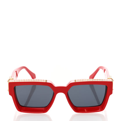 Louis Vuitton Acetate 1.1 Millionaires Z1169W Sunglasses Red 2 of 7