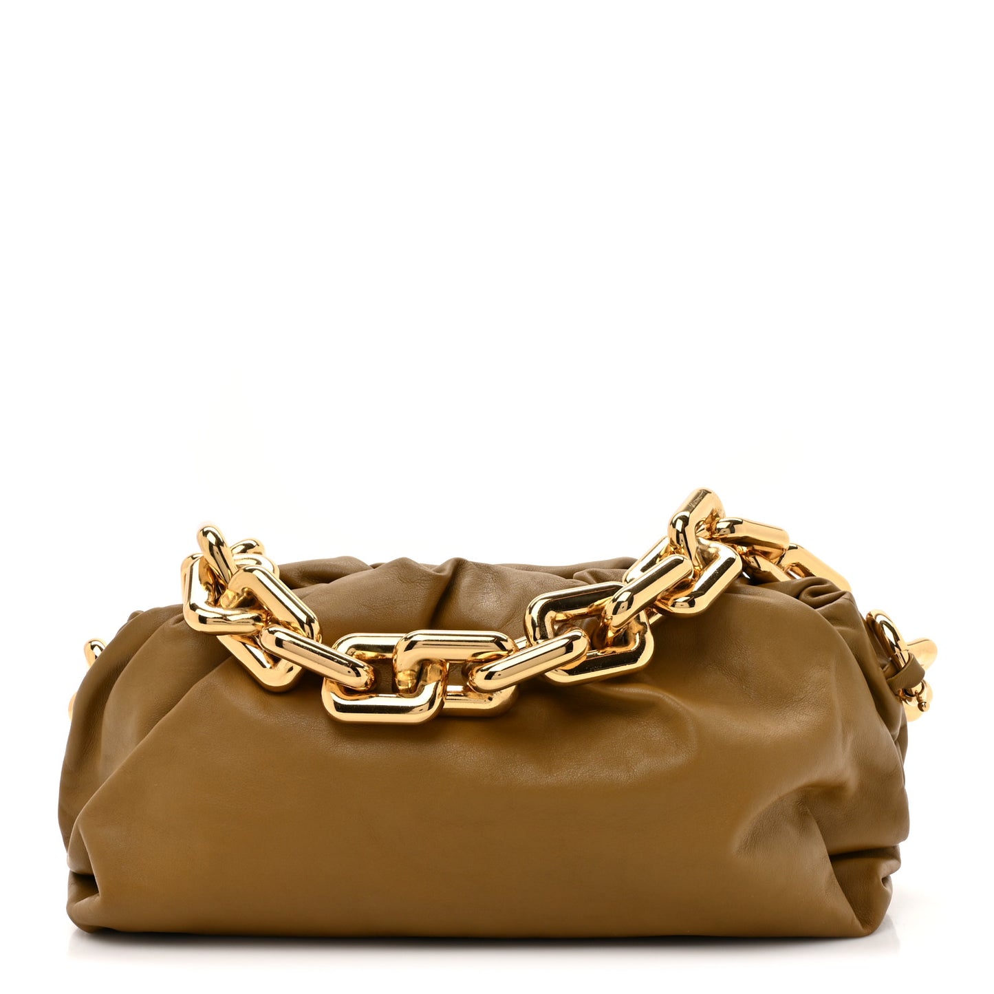 Calfskin The Pouch Chain Cammello