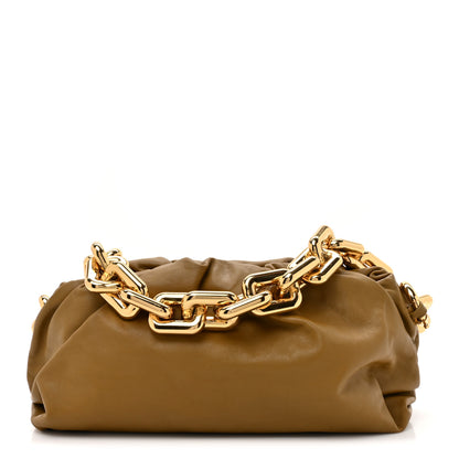 Bottega Veneta Calfskin The Pouch Chain Cammello 1 of 10