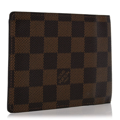 Louis Vuitton Damier Ebene Porte-Billets Mens Billfold Wallet 3 of 7