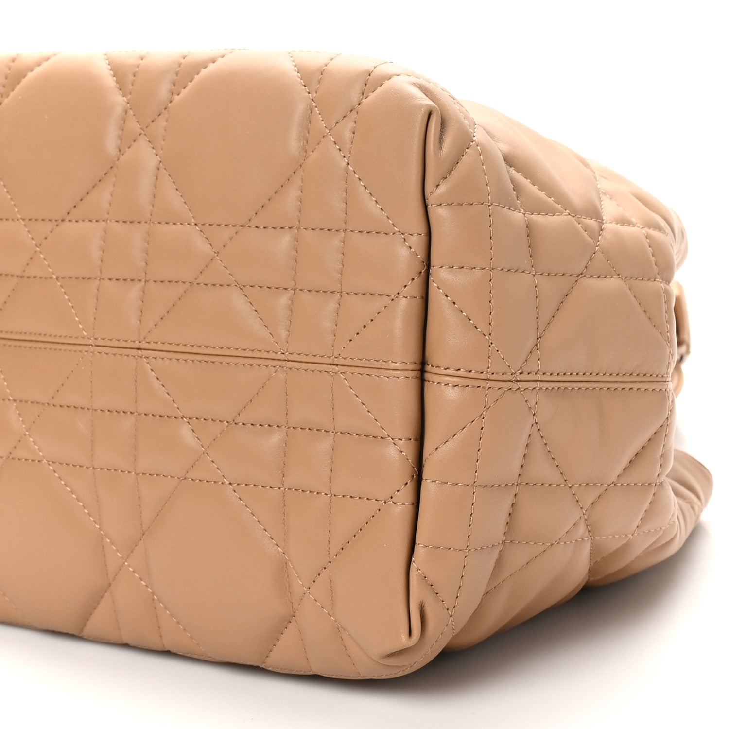 Christian Dior Calfskin Macrocannage Medium Toujour Powder Tan 12 of 12