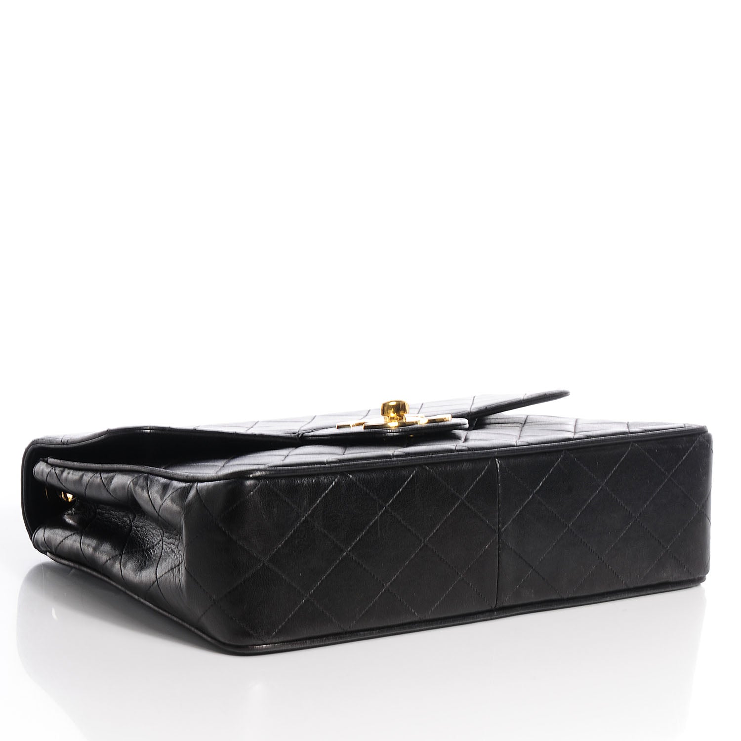 Chanel Lambskin Jumbo Flap Black 4 of 10