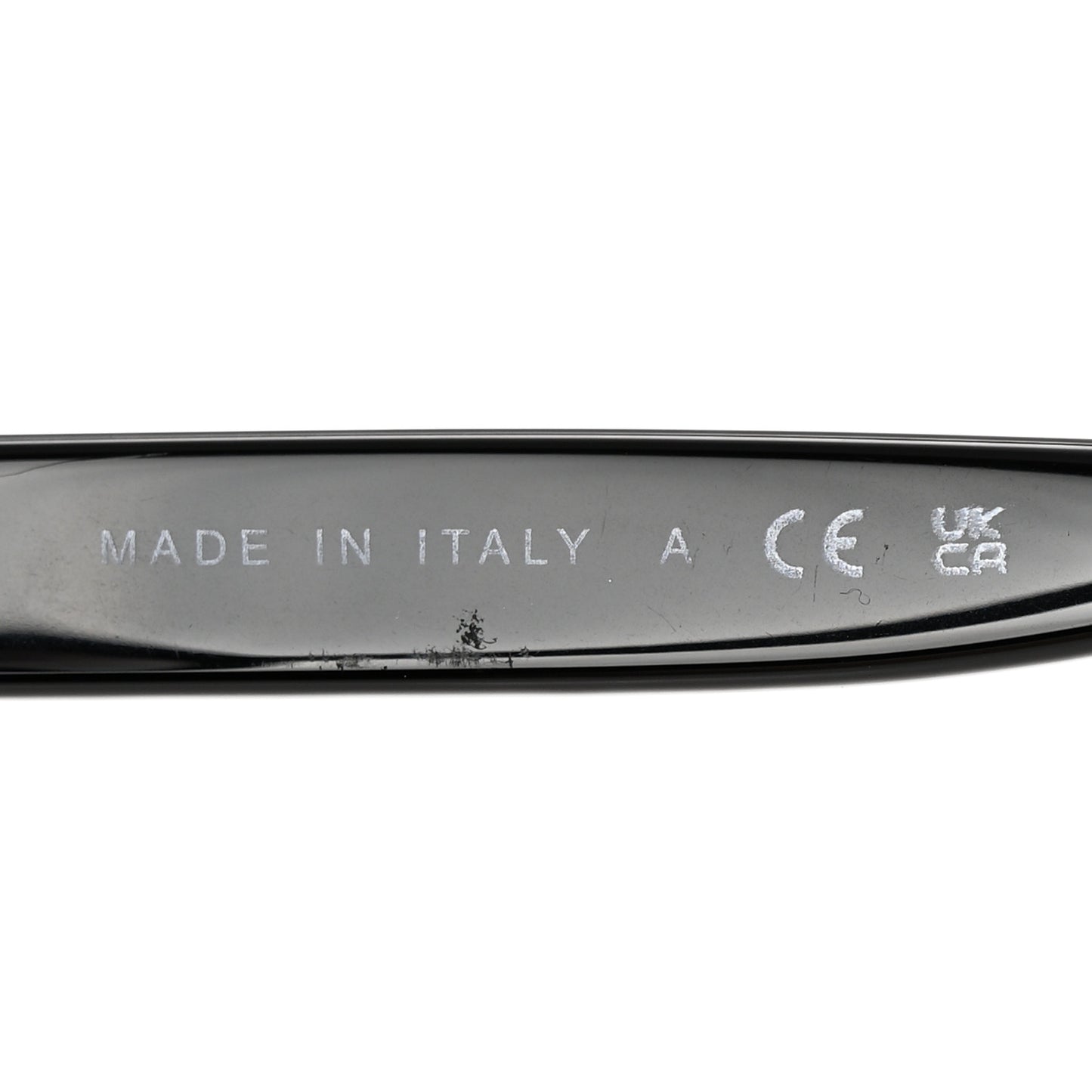 Acetate Oval Sunglasses 5416 Black Yellow