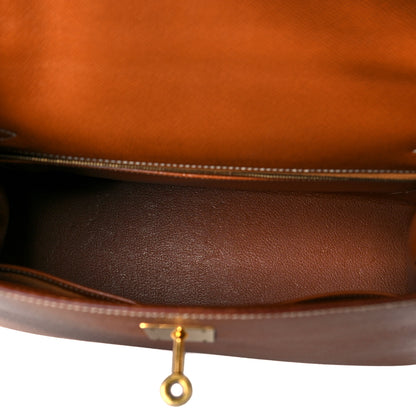 Hermes Courchevel Kelly Sellier 32 Gold 5 of 15