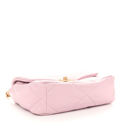 Chanel Lambskin Quilted Medium Chanel 19 Flap Light Pink 4 of 10