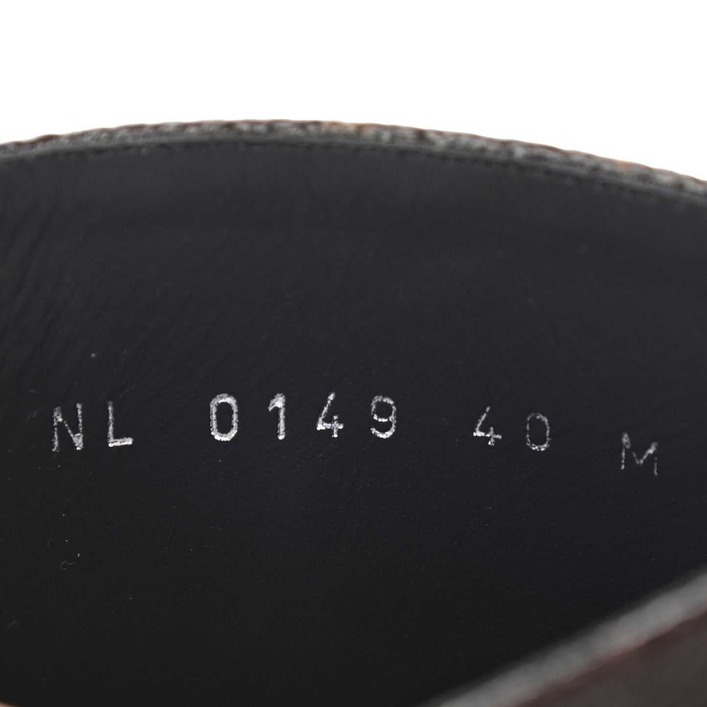 Calfskin Monogram Wonderland Flat Ranger Boots 40 Black