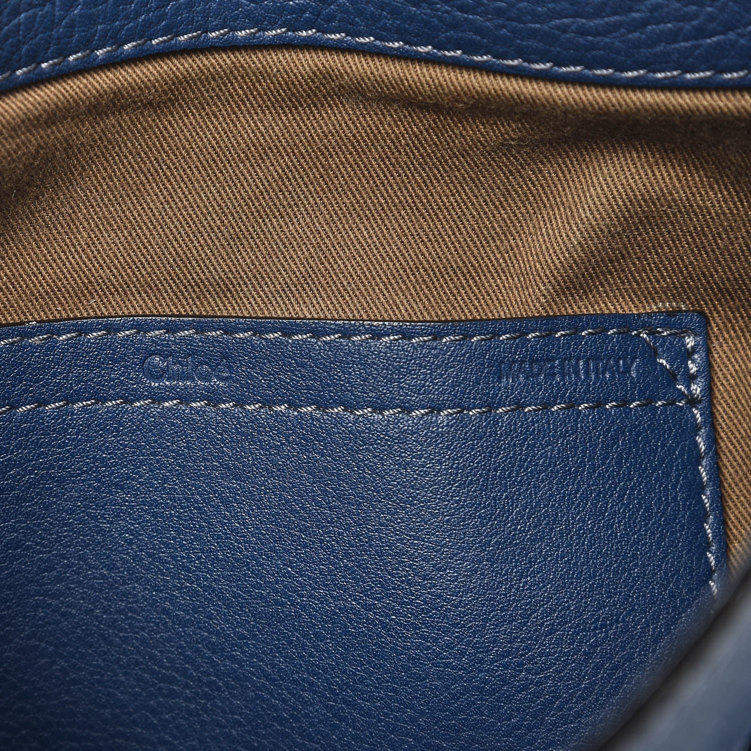 Chloe Calfskin Medium Marcie Round Crossbody Bag Royal Navy 6 of 8
