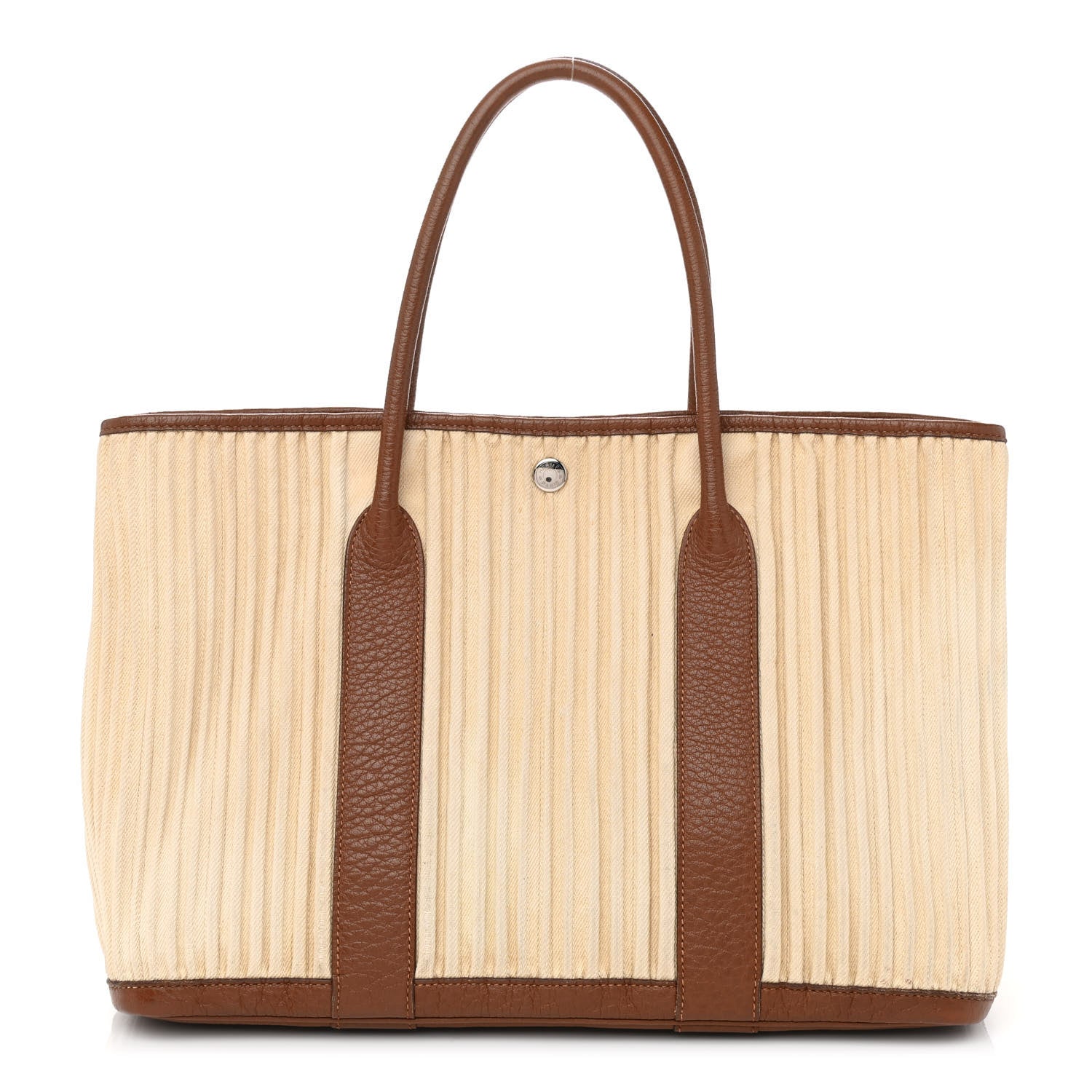 Hermes Ribbed Canvas Negonda Garden Party MM 36 1 of 13