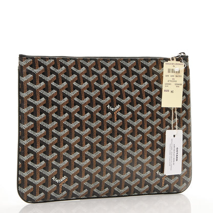 Goyard Goyardine Senat Pochette MM Black 3 of 8