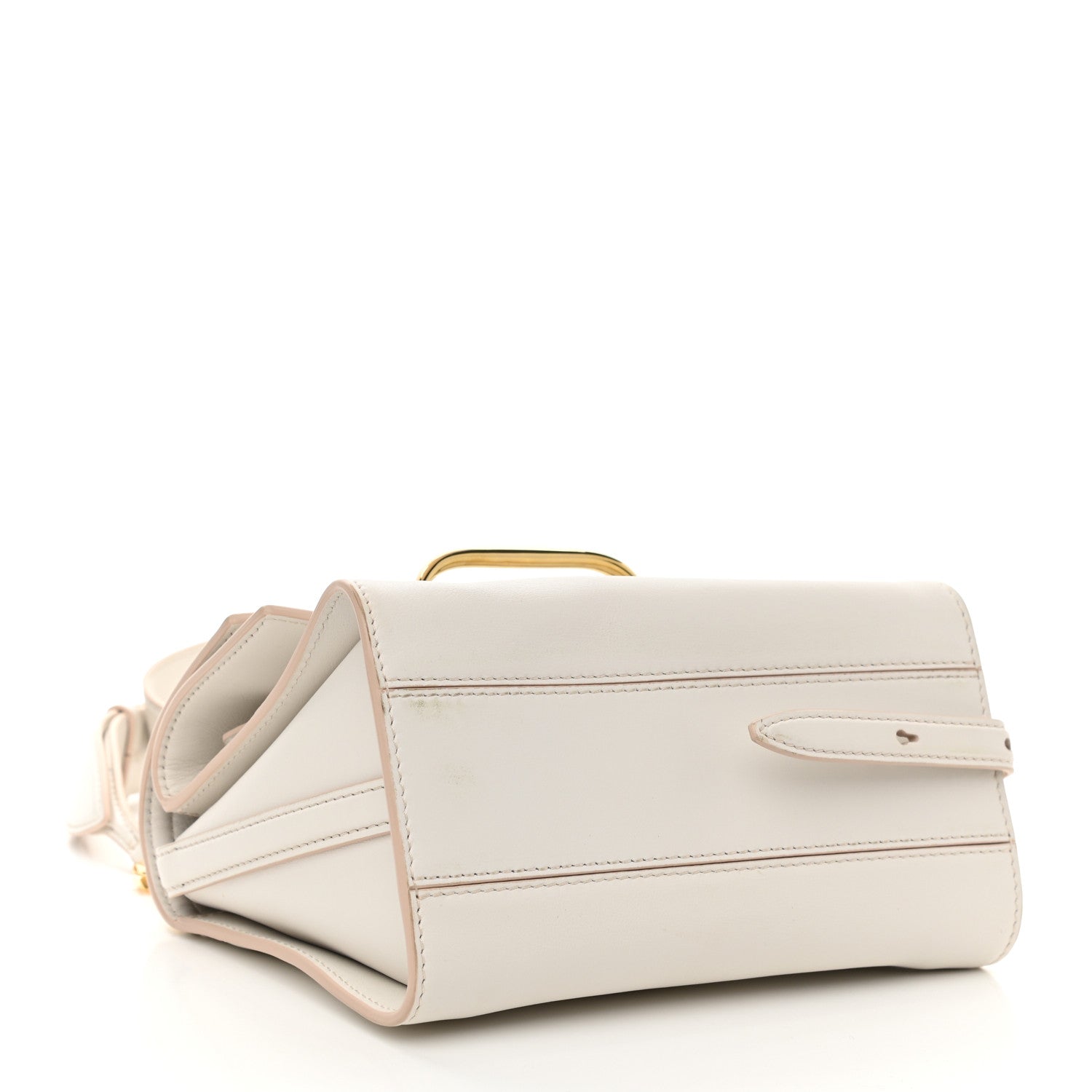 Alexander McQueen Calfskin The Small Story Bag Deep Ivory 4 of 11