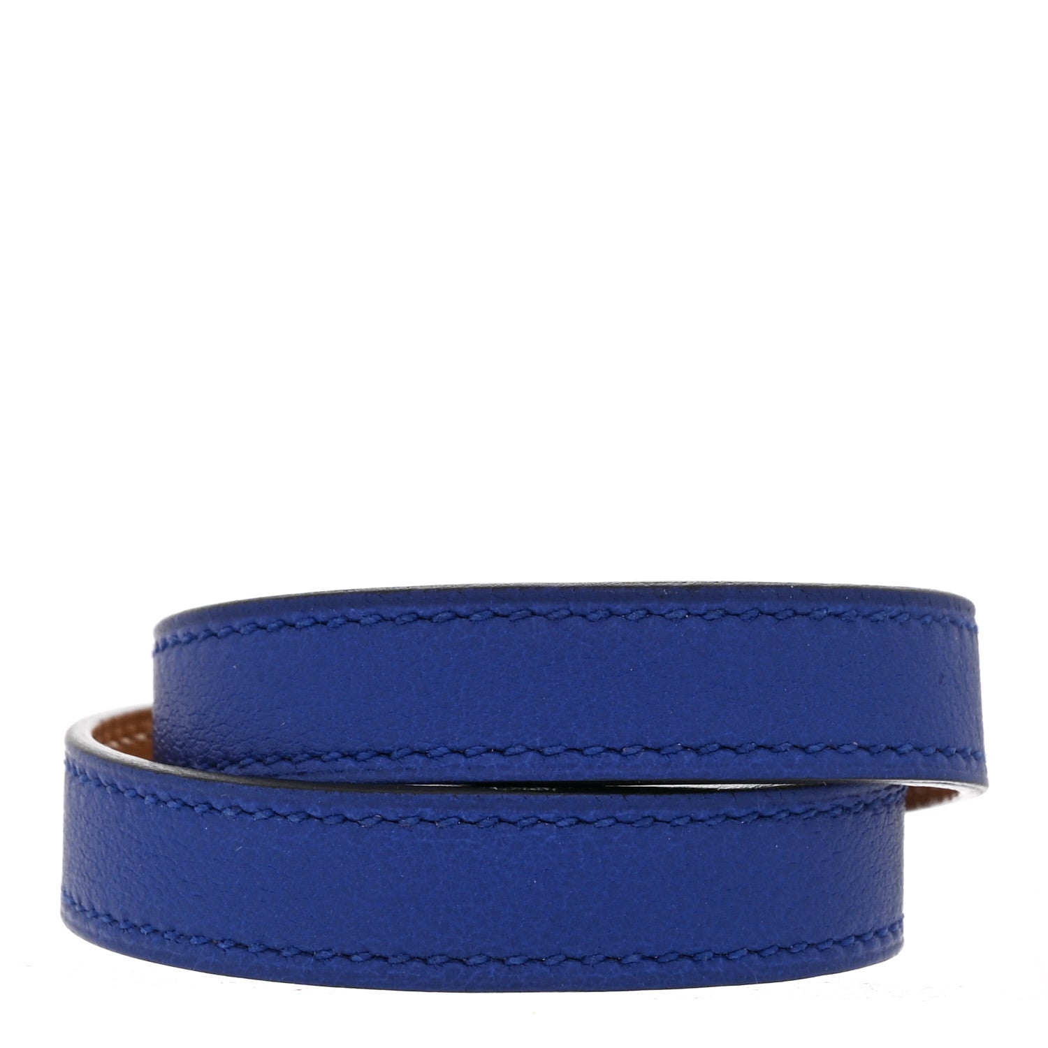 Hermes Swift Kelly Double Tour Bracelet T2 Bleu Electrique 3 of 6