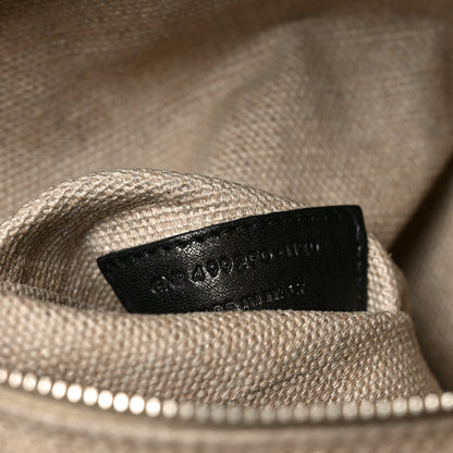 Saint Laurent Linen Calfskin Rive Gauche Tote Optic White 7 of 10