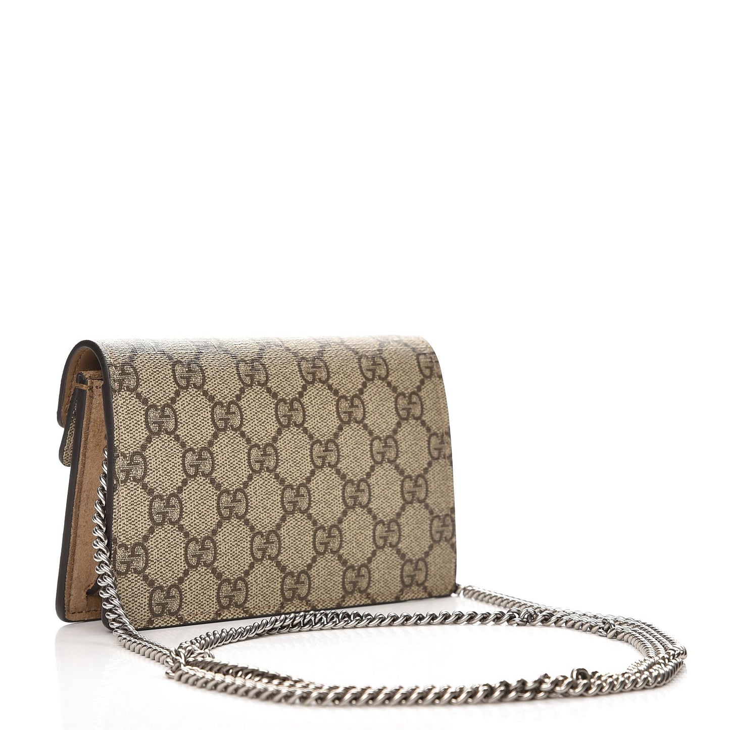 GG Supreme Monogram Super Mini Dionysus Shoulder Bag Taupe