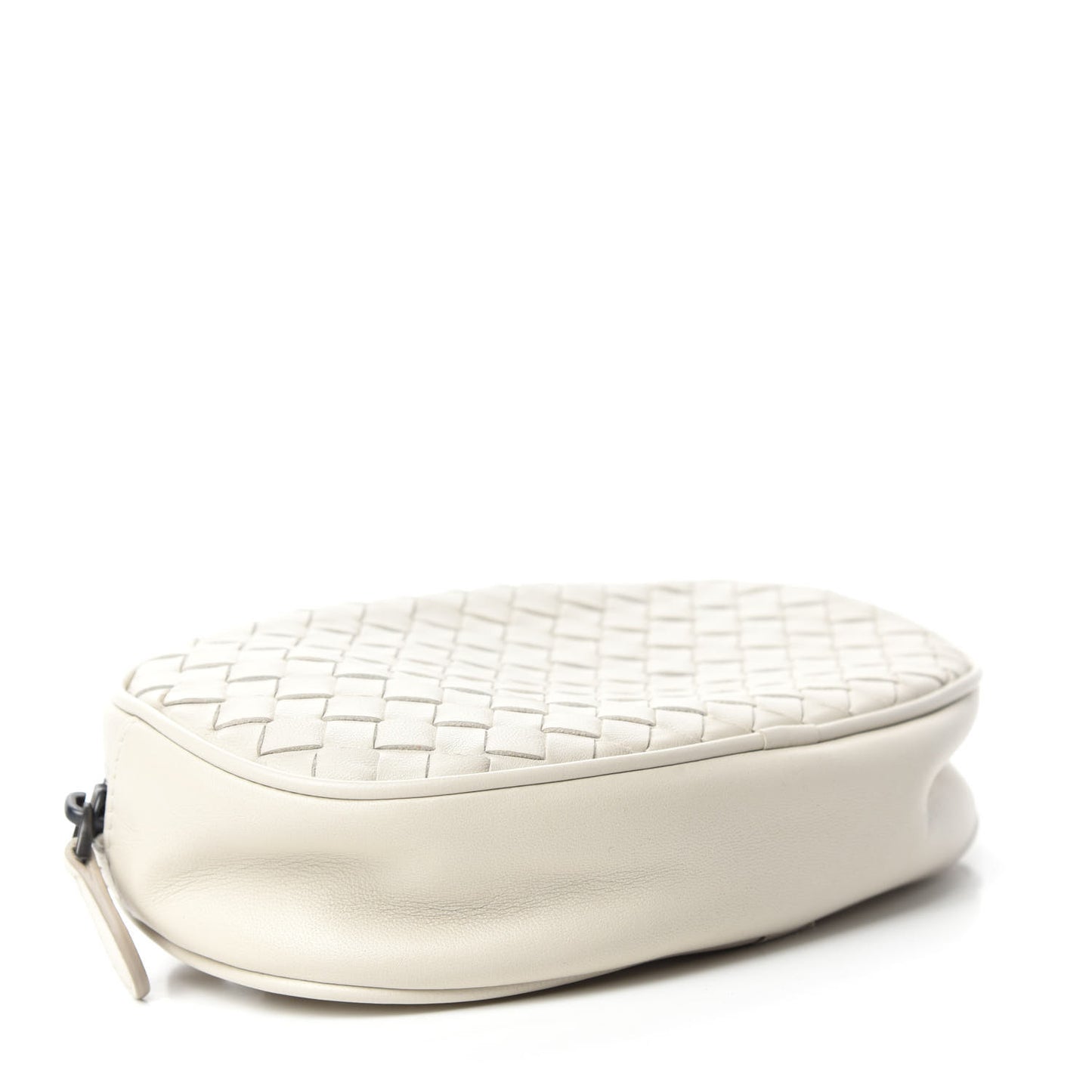 Nappa Intrecciato Belt Bag White