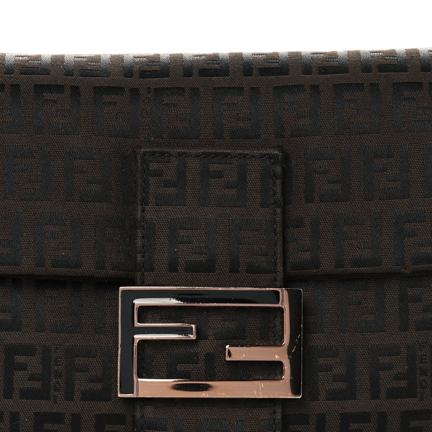 Fendi Zucchino Baguette Brown 8 of 11