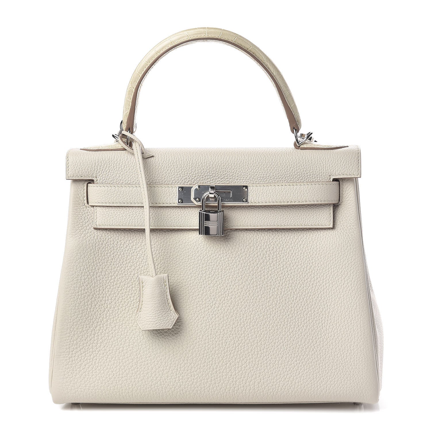 Hermes Matte Alligator Togo Kelly Retourne 28 Beton 1 of 41