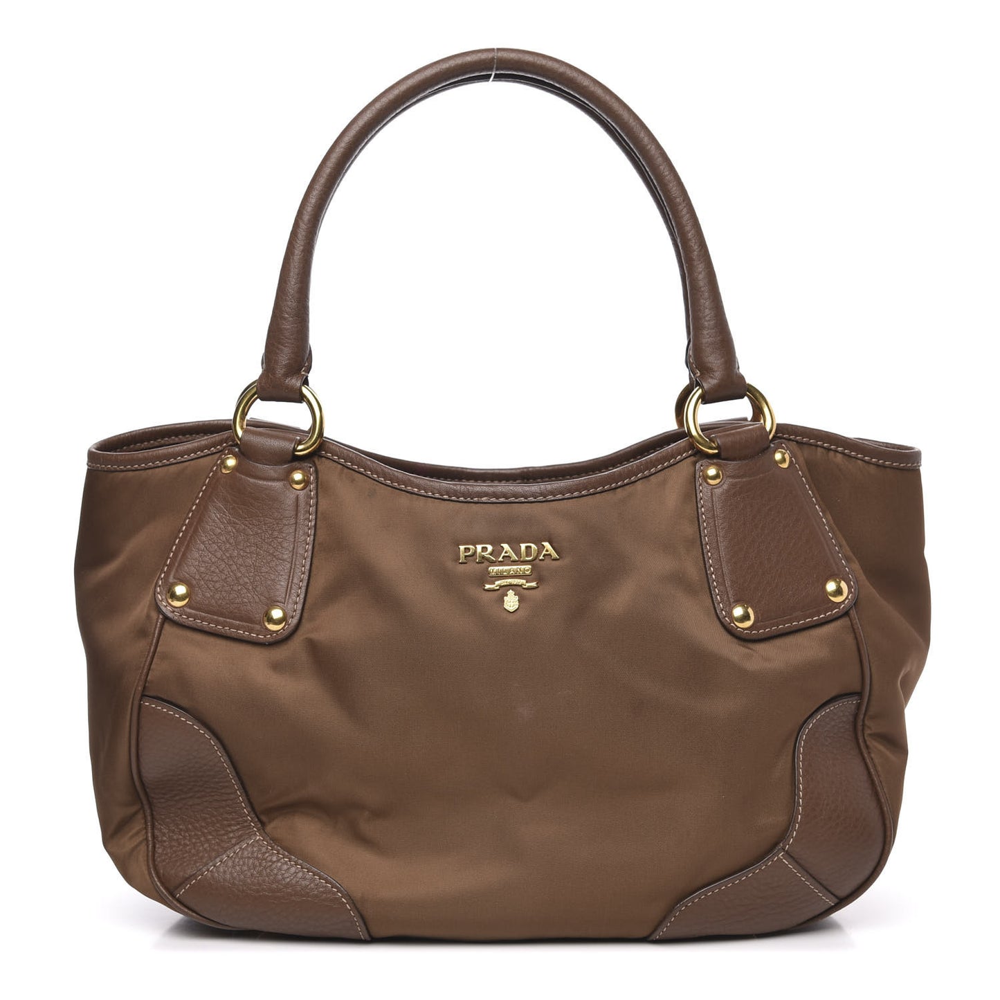 Nylon Tessuto Vitello Daino Tote Corinto