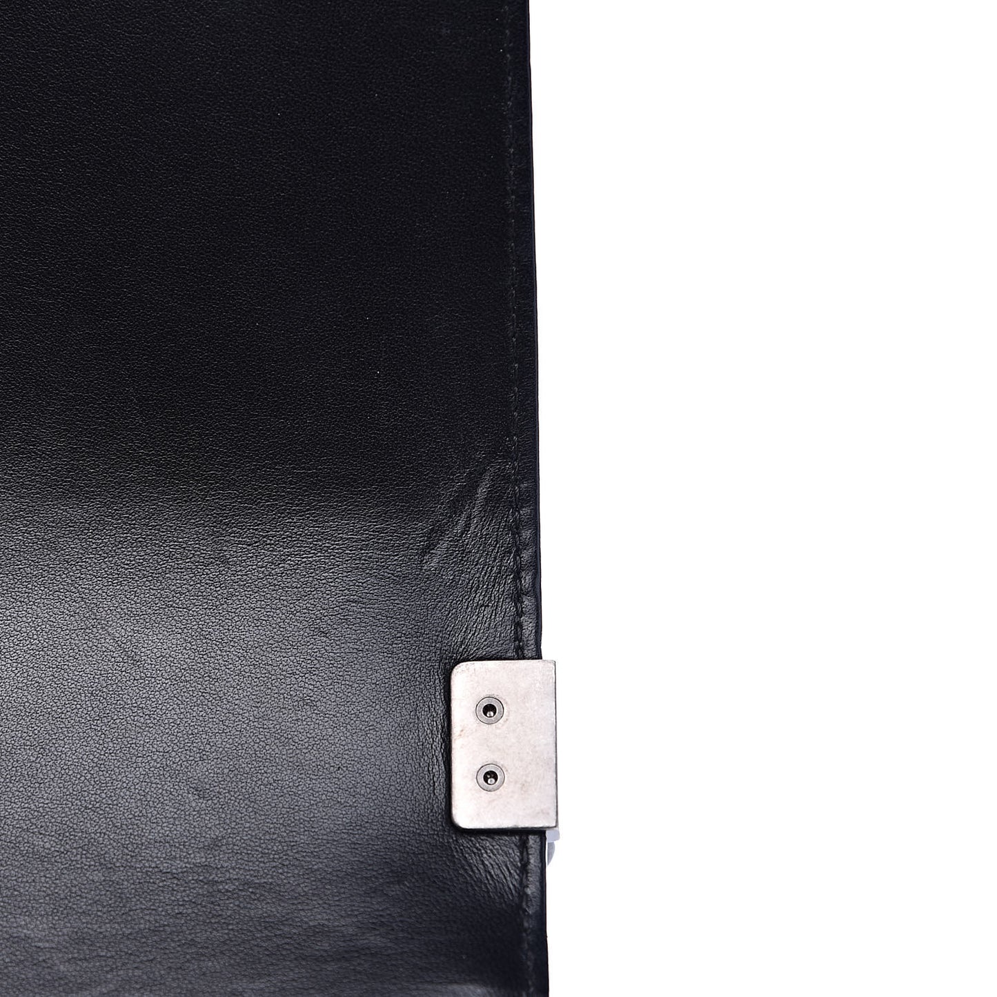 Lambskin Quilted Medium Boy Flap Black