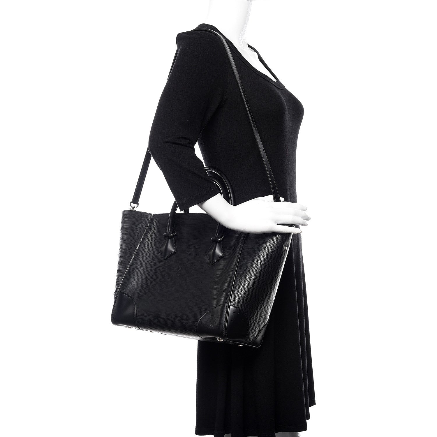 Louis Vuitton Epi Phenix MM Black 2 of 9
