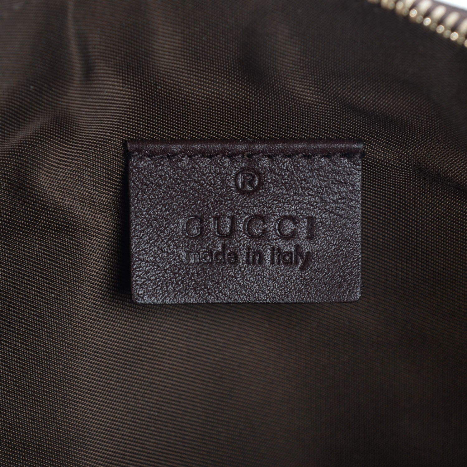 Gucci Guccissima Signature New Britt Wristlet Chocolate 5 of 7