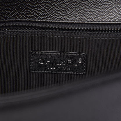 Chanel Caviar Quilted Large Boy Flap Black 6 of 12
