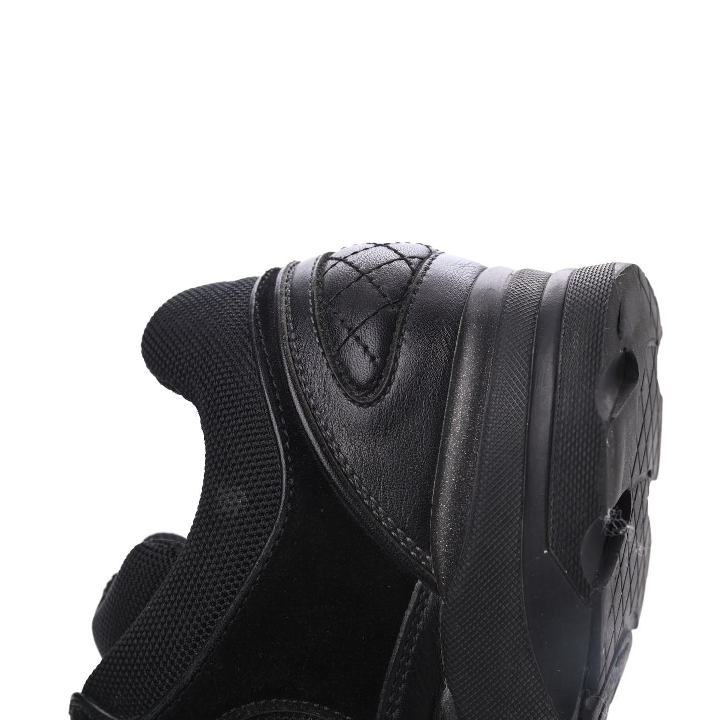 Toile Suede Calfskin CC Sneakers 39 Black