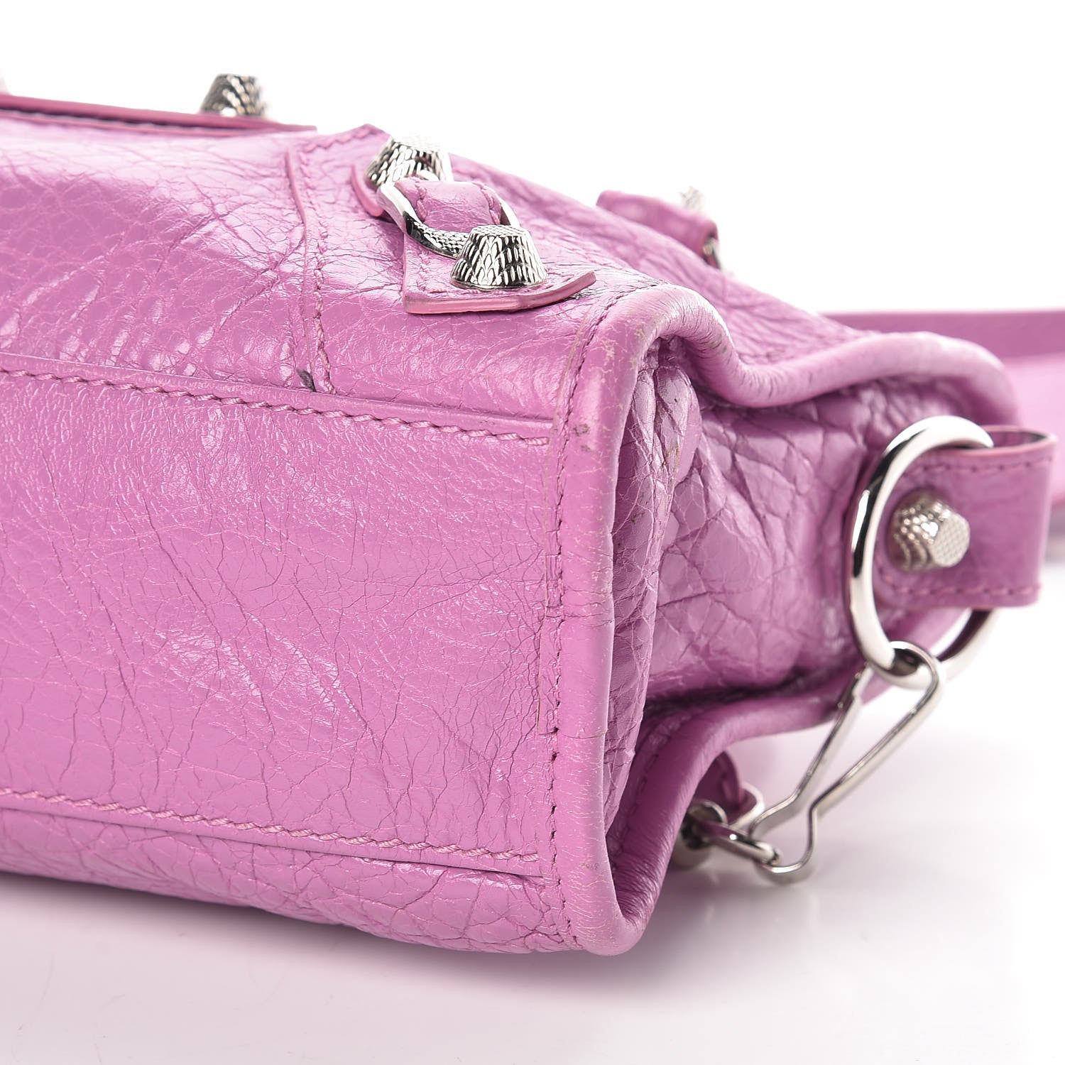 Balenciaga Agneau Giant 12 Silver Hardware Mini City Rose Berlingot 9 of 9