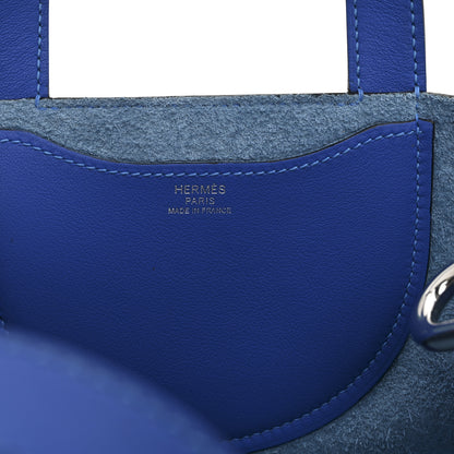 Hermes Taurillon Clemence Swift In-The-Loop 18 Bag Bleu Royal 6 of 10