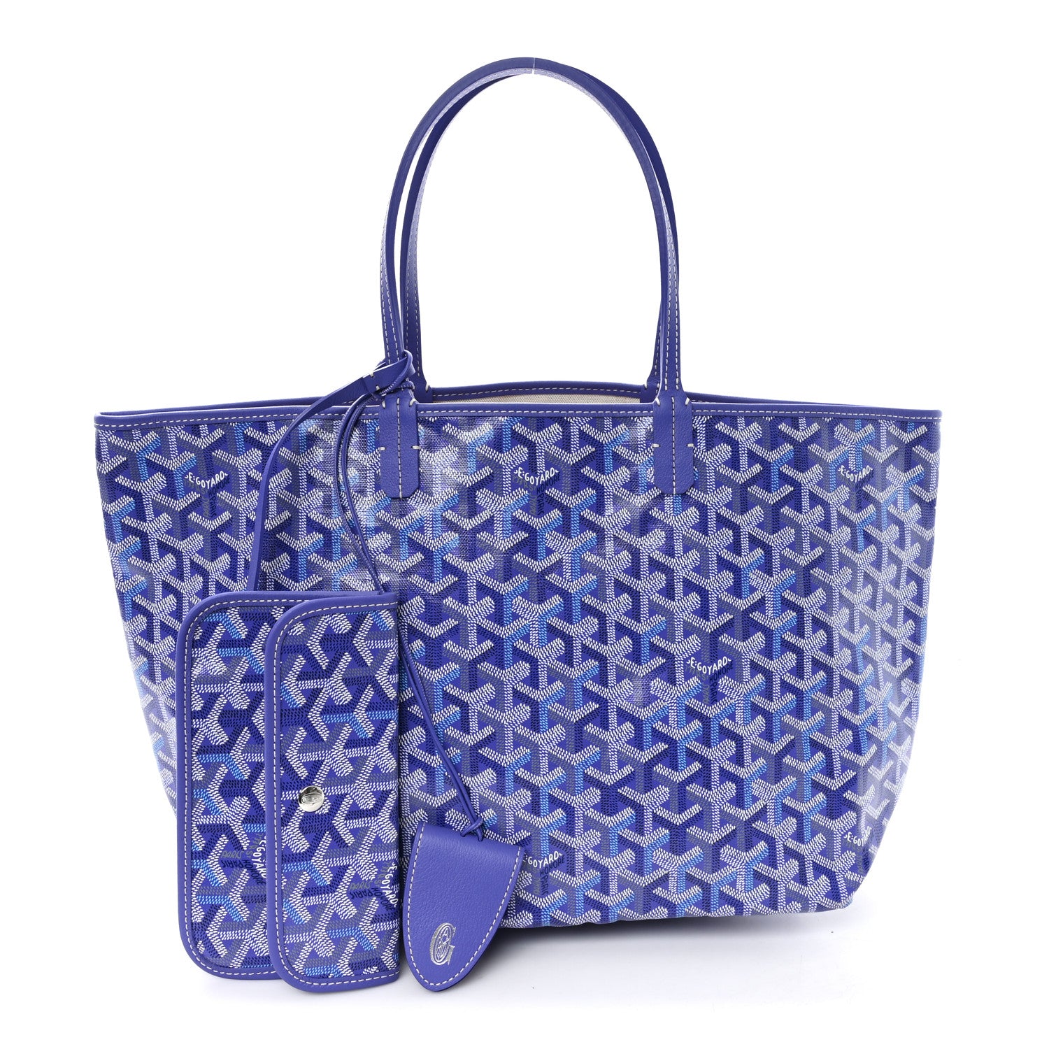 Goyard Goyardine Saint Louis PM Blueberry Purple 3 of 11