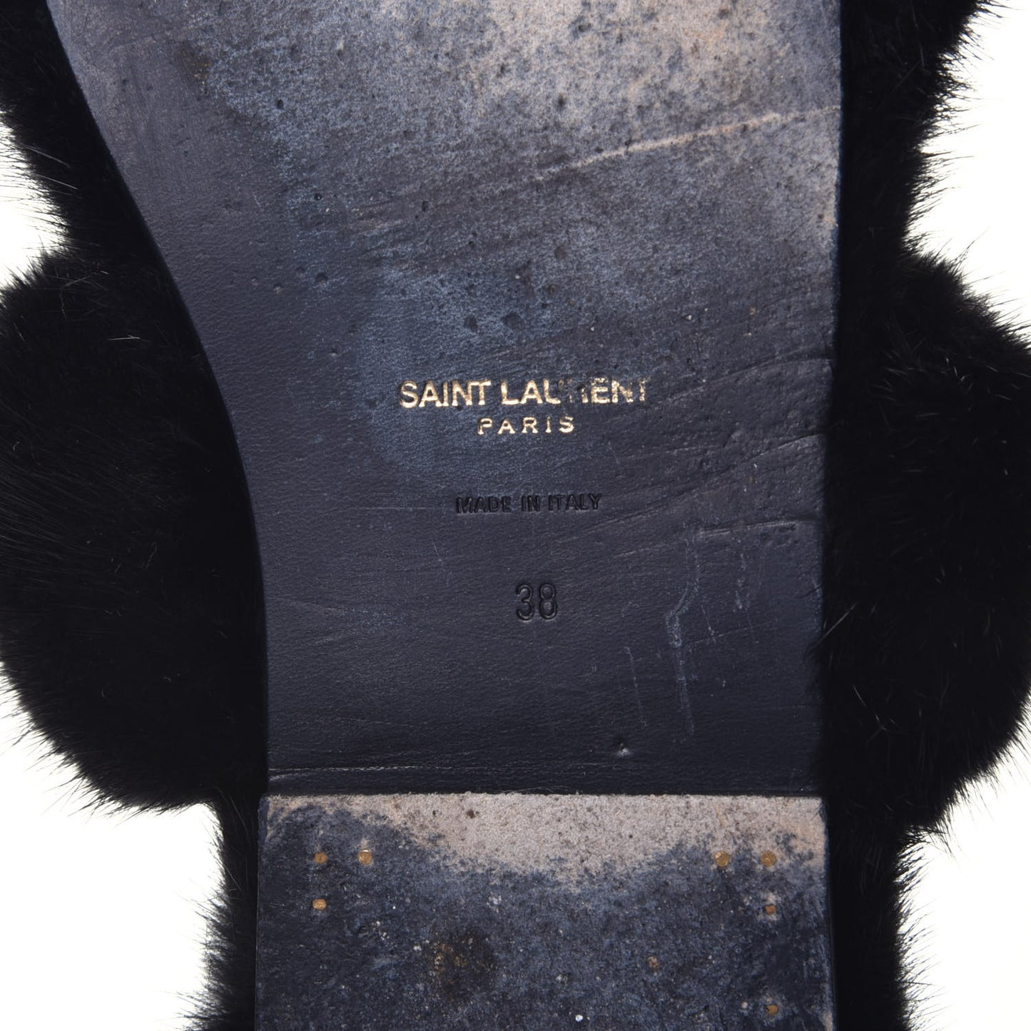 Mink Bleach Slides 38 Black