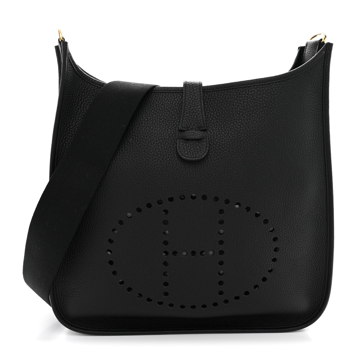 Hermes Taurillon Clemence Evelyne III GM Black 1 of 10