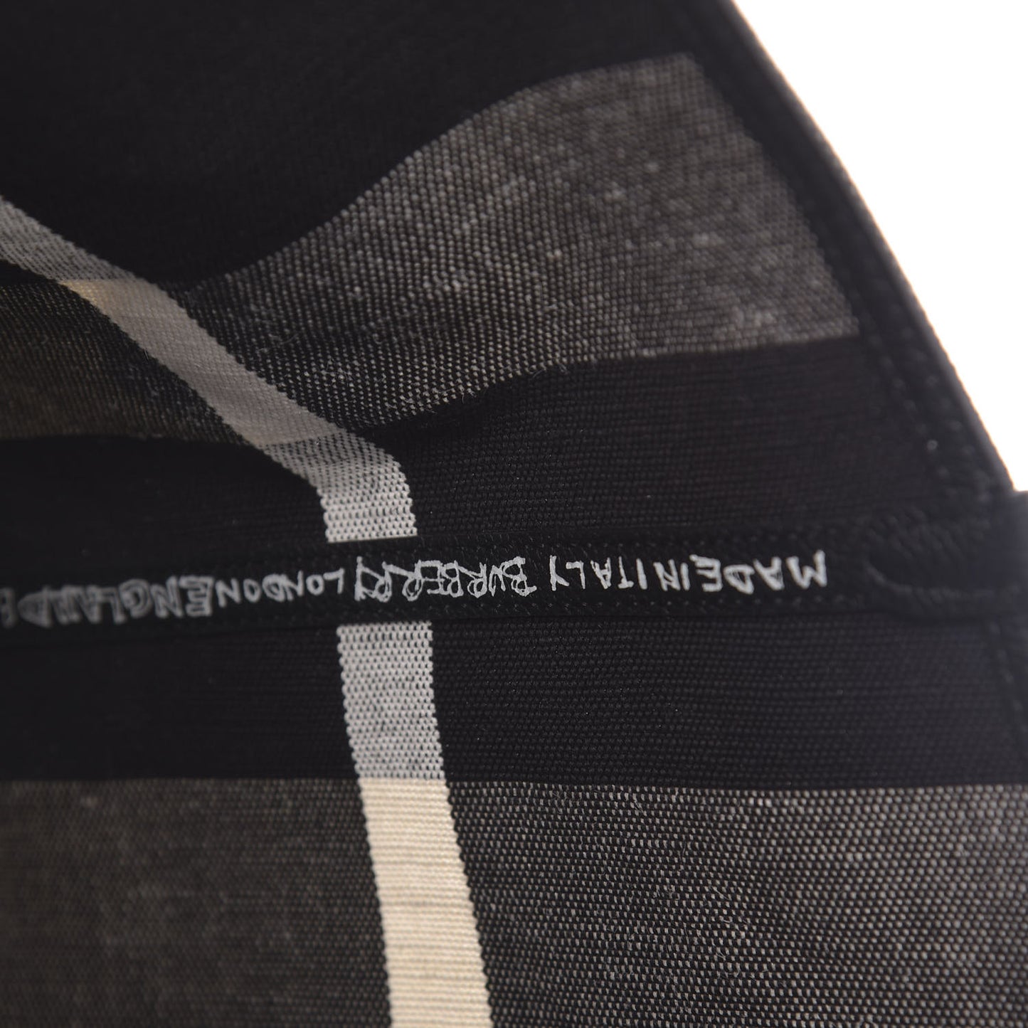 Coated Canvas Mega Check Medium Doodle Tote Black White