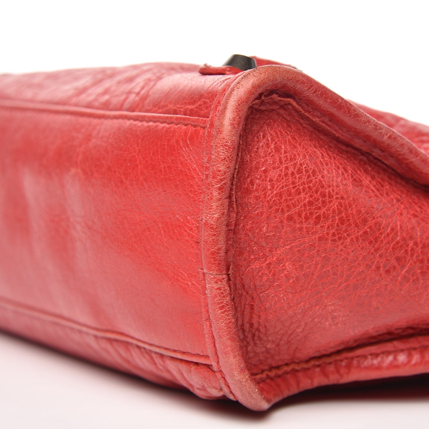Balenciaga Agneau Classic Hardware Mini City Rouge Cardinal 9 of 13