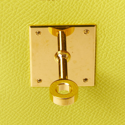 Hermes Epsom Birkin 30 Lime 22 of 32