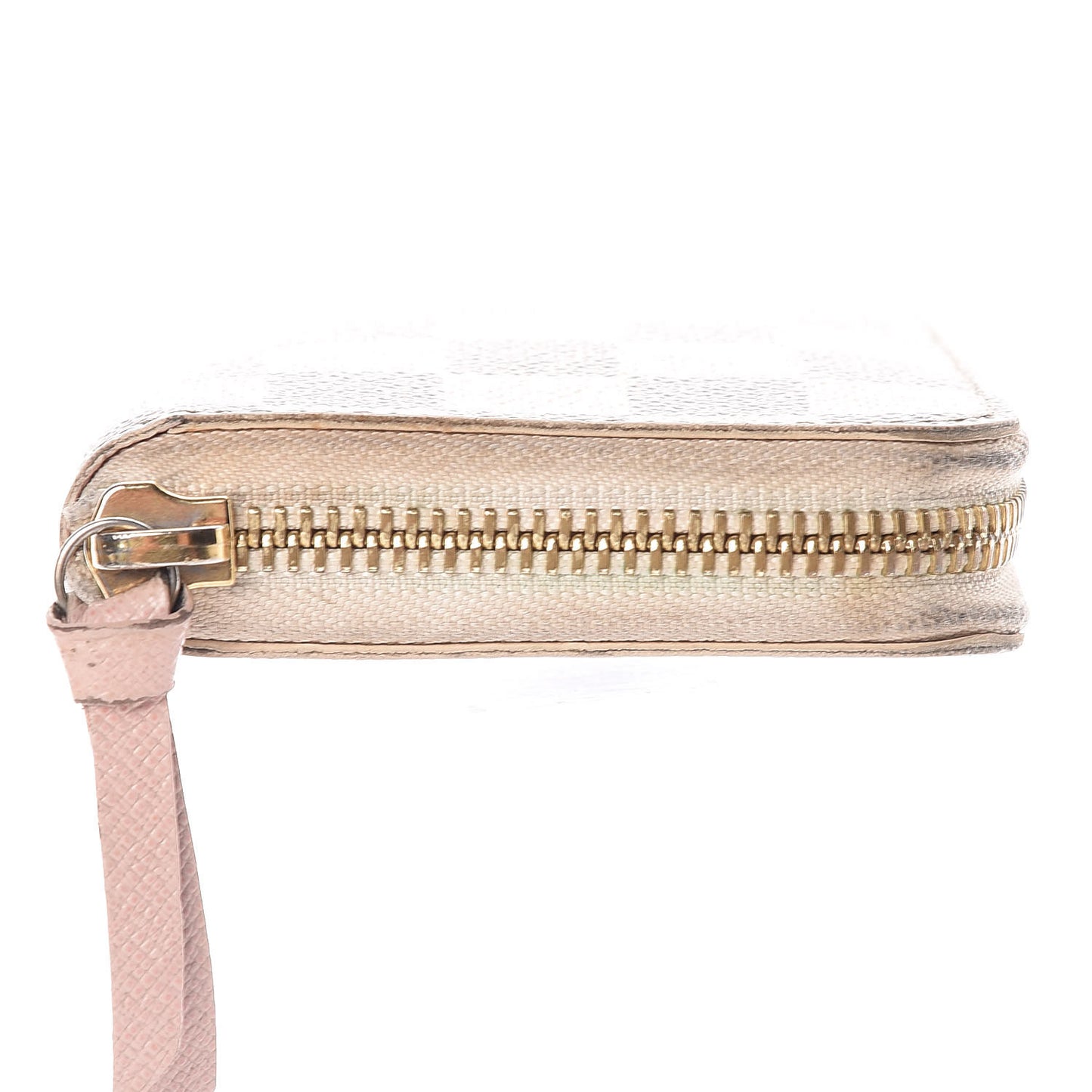 Damier Azur Clemence Wallet Rose Ballerine