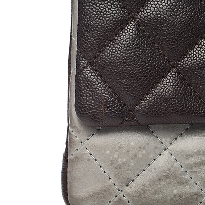 Chanel Caviar Iridescent Calfskin 2.55 Reissue 227 Flap Brown Grey 8 of 20