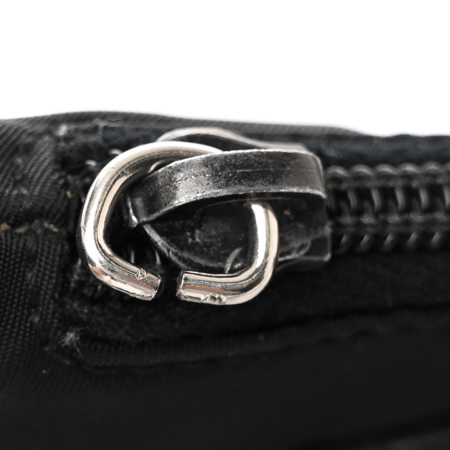 Prada Tessuto Nylon Soft Calfskin Shoulder Bag Black 13 of 13