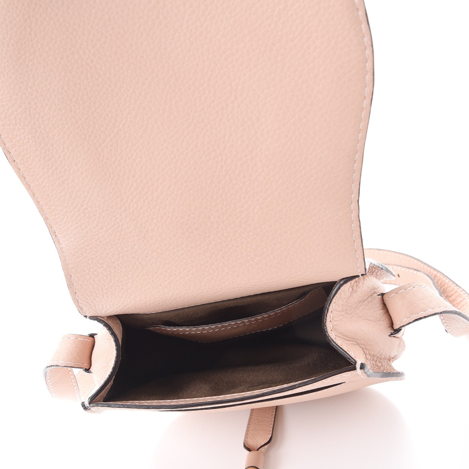 Chloe Calfskin Mini Marcie Round Crossbody Bag Blush Nude 5 of 8