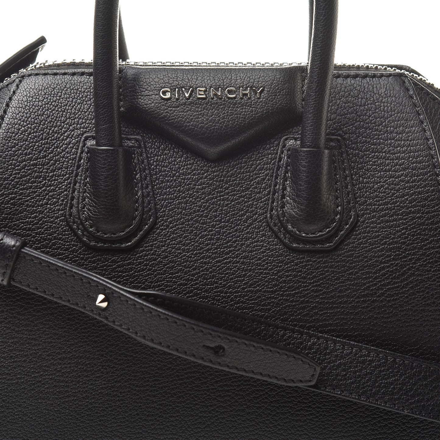Sugar Goatskin Mini Antigona Black