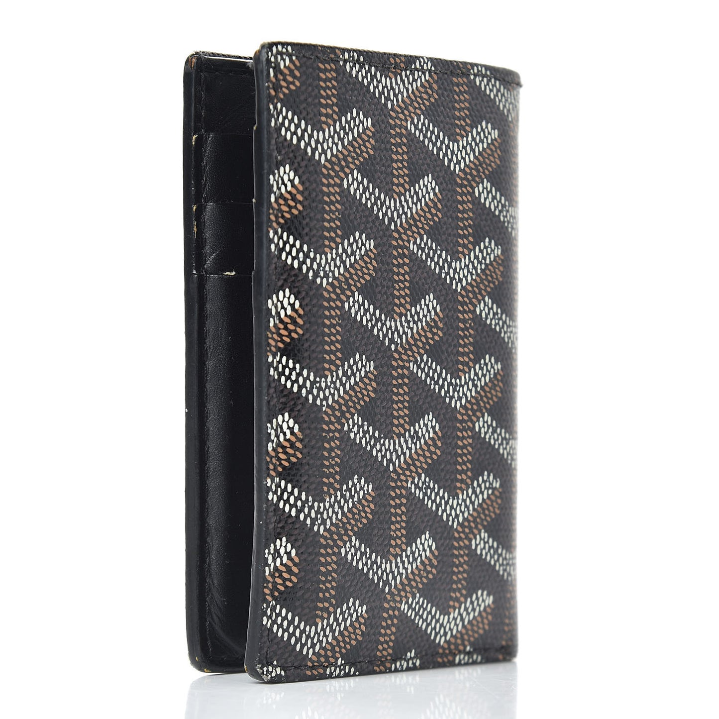 Goyardine Saint Pierre Card Holder Black