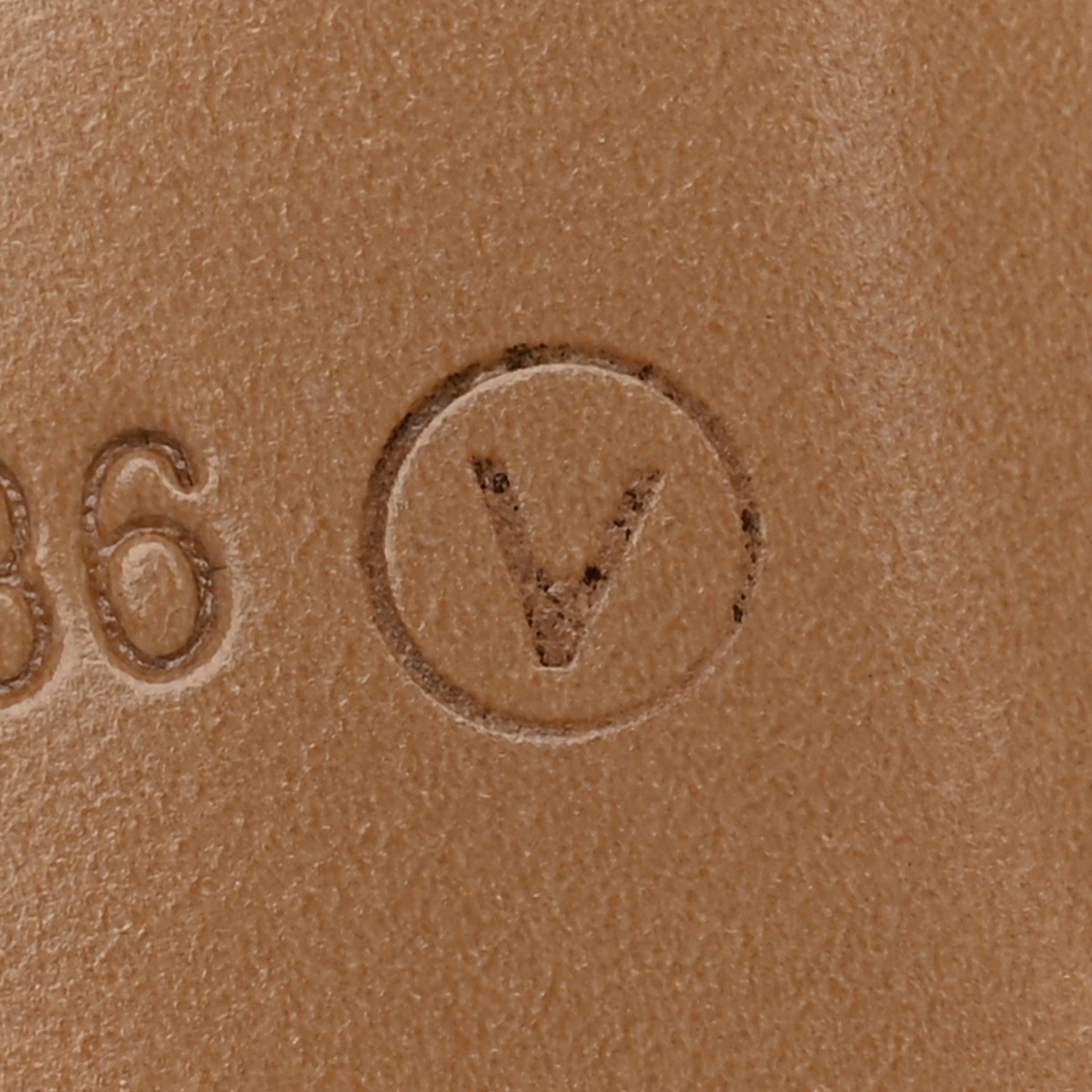 Louis Vuitton Lambskin Embossed Monogram Revival Flat Mules 36 9 of 9