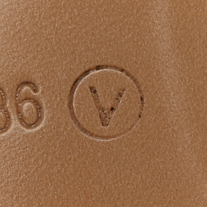 Louis Vuitton Lambskin Embossed Monogram Revival Flat Mules 36 9 of 9