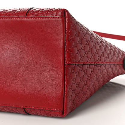Gucci Soft Microguccissima Dome Satchel Red 9 of 9