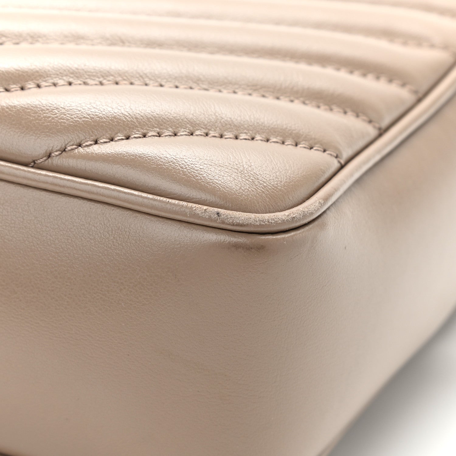 Saint Laurent Calfskin Matelasse Monogram Lou Camera Bag Dusty Grey 13 of 14
