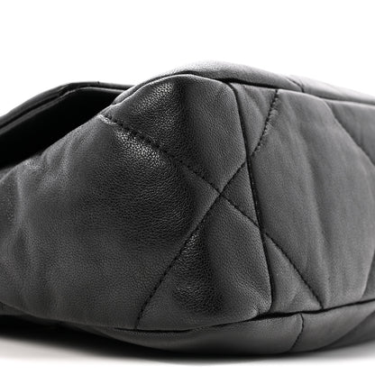Chanel Goatskin Quilted Medium Chanel 19 Flap Black 9 of 13