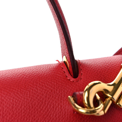 Celine Grained Calfskin Mini Belt Bag Coquelicot 12 of 14