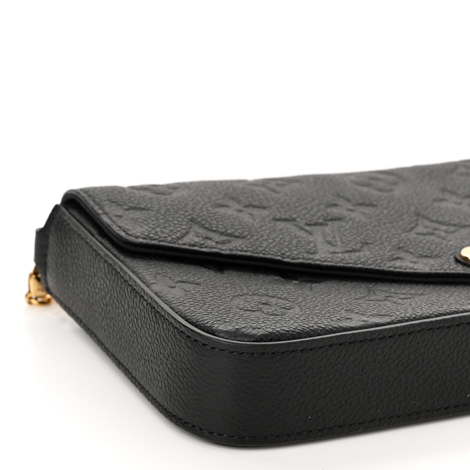 Louis Vuitton Empreinte Pochette Felicie Chain Wallet Black 10 of 12