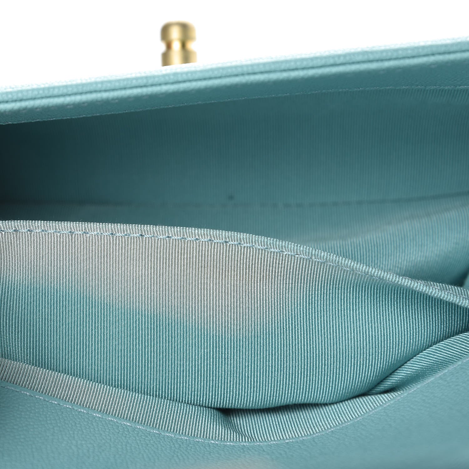 Chanel Caviar Quilted Small Boy Flap Light Blue 9 of 9